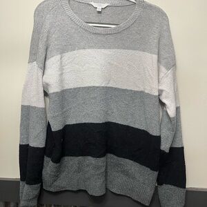 Womens Time & Tru Striped Sweater